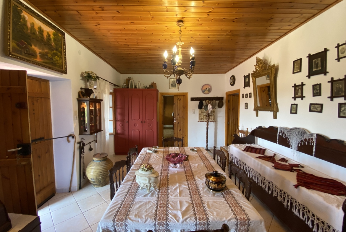 Living room Louradianika House Kythera