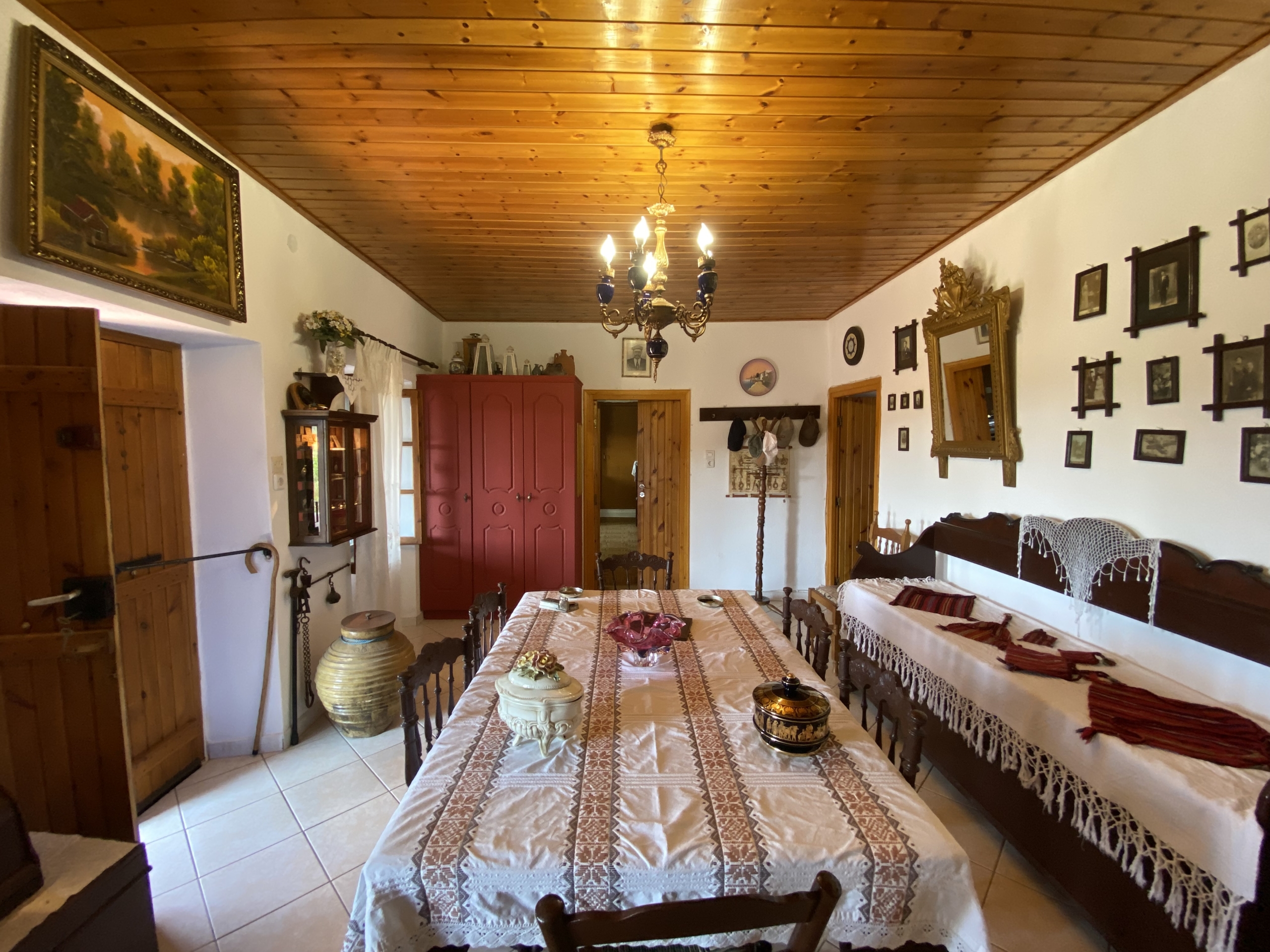 Living room Louradianika House Kythera