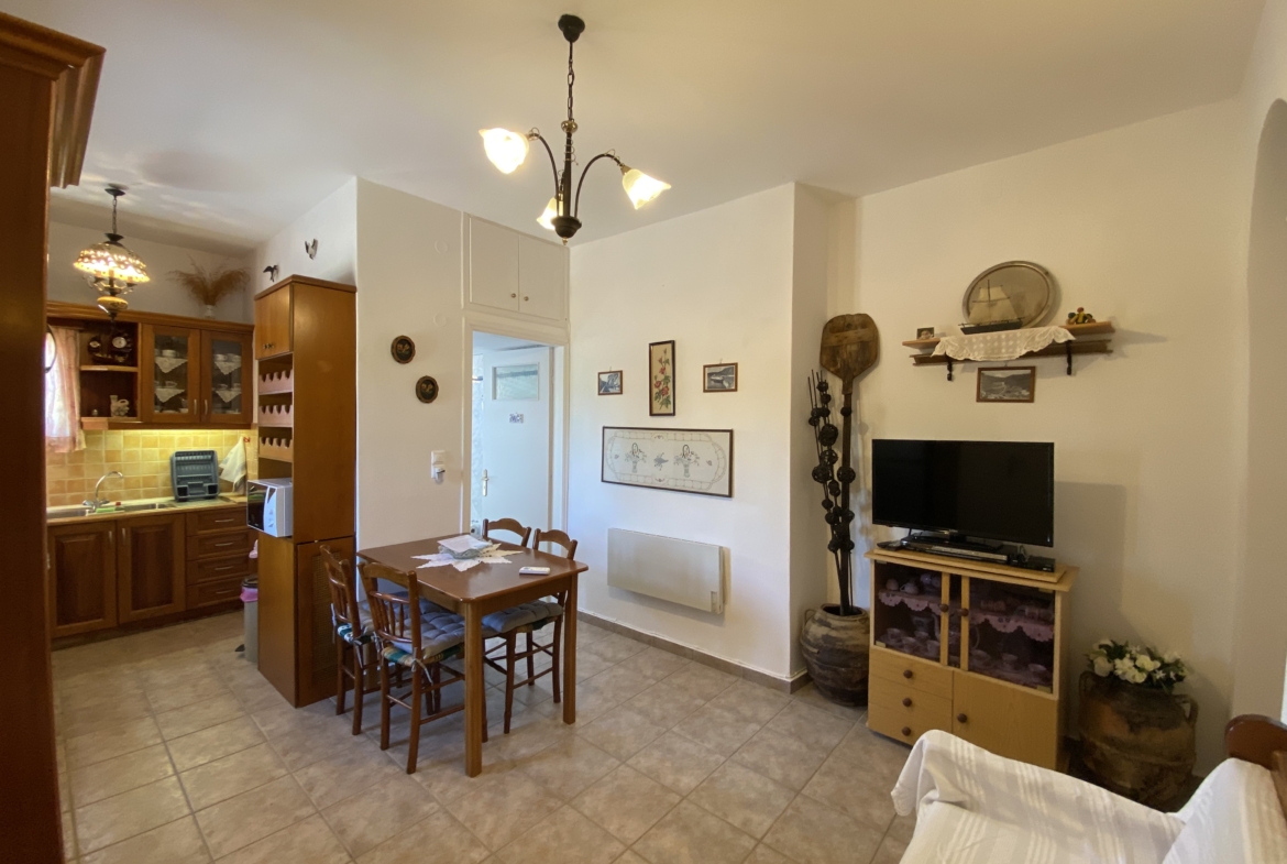 Living room smaller house Louradianika House Kythera