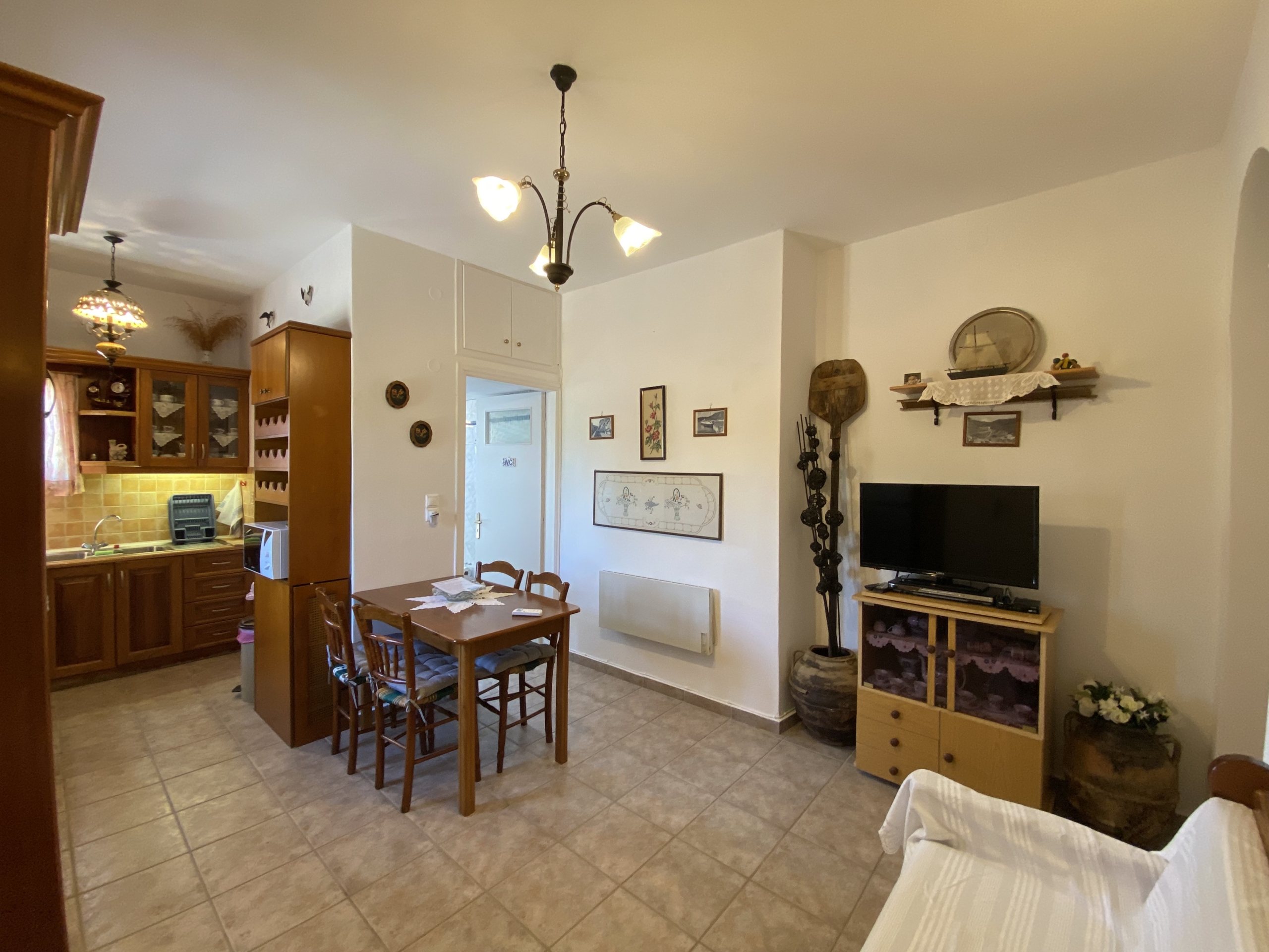 Living room smaller house Louradianika House Kythera